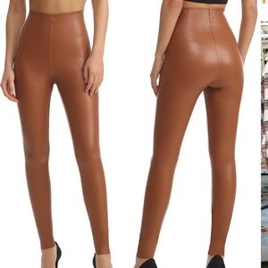 COMMANDO Control Top Faux Leather Leggings